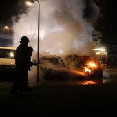 Diverse voertuigbranden Rederijkersplein Noordwijk